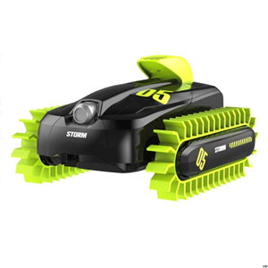  ماشین کنترلی تانک دوزیست آب و خاک سبز Amphibious Car Waterproof Remote Control 1:16 -اسباب بازی